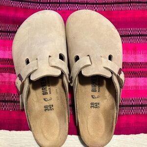 New! Birkenstock Boston oiled leather in tobacco - regular width. Size 38